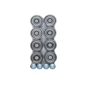 Blíster 8 cojinetes ABEC7 Chrome