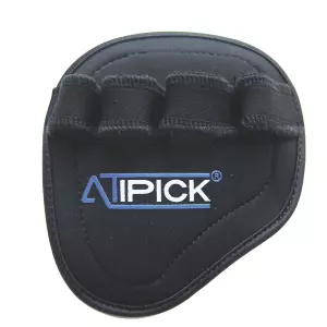 Calleras fitness en neoprene ULTRAGRIP con refuerzos goma. XL Color negro Con Palma Anti-Deslizante