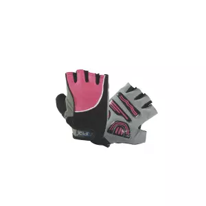 Guantes halterofilia ROSA mod. TONO. spandex con palma GEL. Talla S