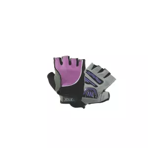 Guantes halterofilia LILA mod. TONO. spandex con palma GEL. Talla M
