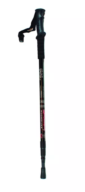 Baston senderismo aluminio. 65-135 cm. NG