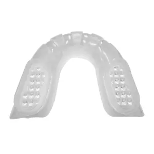 Protector bucal simple TRANSPARENTE con GEL y almohadilla