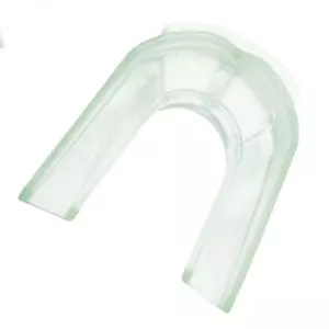 Protector bucal doble TRANSPARENTE en estuche