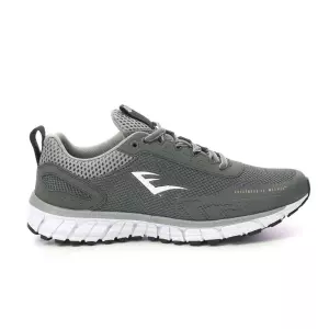 Zapatillas de Entrenamiento Everlast Burpee Hombre - HIIT y Gimnasio - Gris Oscuro/Gris Claro