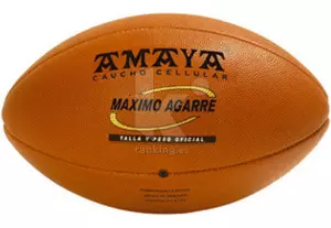 BALON RUGBY CAUCHO CELULAR T-5