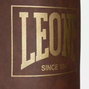 AT844 Saco de boxeo leone 1947 Vintage marron/negro 60 kg y 170 X35CM