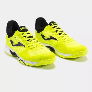 Zapatillas balonmano Breston 24 unisex blanco fucsia/AMARILLO