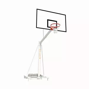 Canasta baloncesto trasladable tablero impermeable extensión