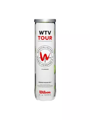 BOTE 4 PELOTAS DE TENIS WILSON "WTV TOUR"#