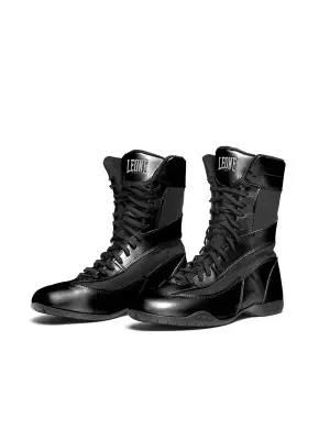 CL101 Botas de boxeo profesionales Leone 1947 “Legend” negro