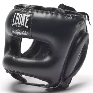 CS433 Casco de boxeo Leone 1947 “The Greatest” negro/BLANCO preguntar stock