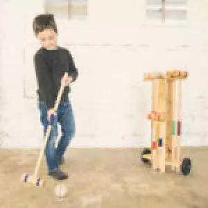 Juego de croquet de 4 DE 80CM EN CARRETILLA