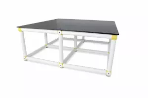 Plataforma de PVC para reducción del fondo de la piscina