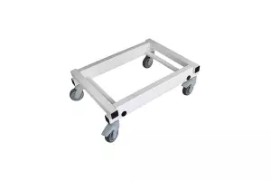 Base de PVC con ruedas para cestas banasta