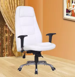 Silla de despacho  blanca/NEGRA