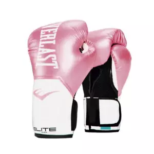 EVERLAST GUANTES ELITE PRO STYLE PINK/WHITE BOXEO 8/10/12 ONZAS