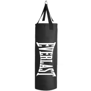 EVERLAST SACO CORE POLYCANVAS CON COLGADOR BLACK 76x28cm BOXEO