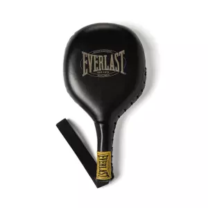 EVERLAST PADDLE 1910 LEATHER BLACK/WHITE RAQUETA BOXEO