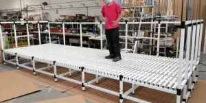 PLATAFORMA PVC ELEVADA 100X100X70CM