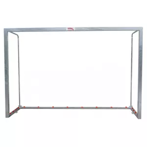 JUEGO PORTERIAS GALVANIZADAS F.SALA/BALONMANO METALICAS TRASLADABLES 80X80MM CON BASE 80X40MM