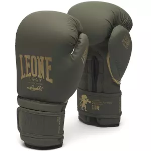 GN059G Guantes de Boxeo “Verde Militar para mujer Leone 1947