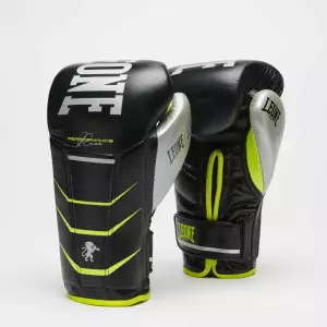 Guantes de Boxeo Leone 1947 “Revo Fluo” Color Negro GN110F