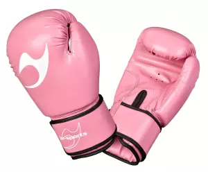 GUANTES LADY 10 OZ ROSA JUSPORTS