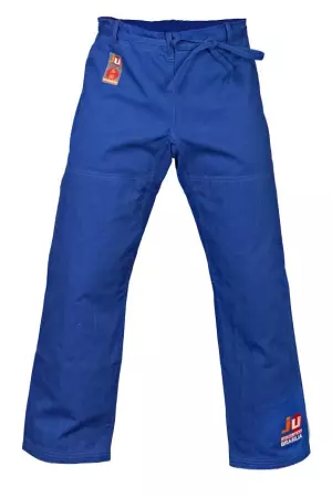 PANTALÓN JUDO "BRASILIA" CON CORDÓN AZUL/NEGRO