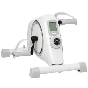 Mini Bicicleta Estática con Resistencia Magnética Pantalla LCD y Pedales Antideslizantes para Ejercitar Brazos y Piernas