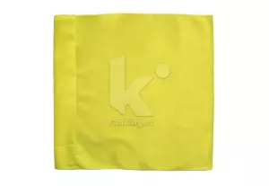 TELA BANDERÍN LINEA 40X40CM. AMARILLO FLUOR FUTBOL