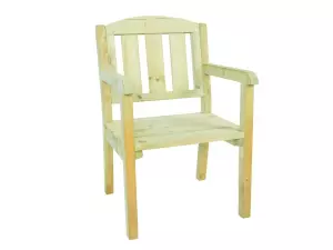 Silla de madera para exterior Gijón PORTES GRATIS
