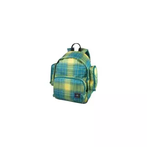 MOCHILA O'NEILL CLASSIC CUADROS VERDE/AMARILLO