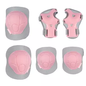 SET PROTECCIONES JUNIOR CONCRETE ROSA