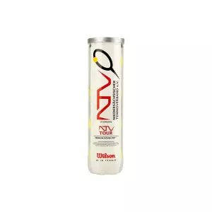 BOTE 4 PELOTAS DE TENIS WILSON "NTV TOUR"#