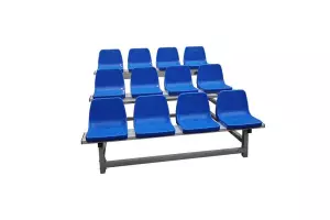 Grada portátil con sillas – 12 asientos