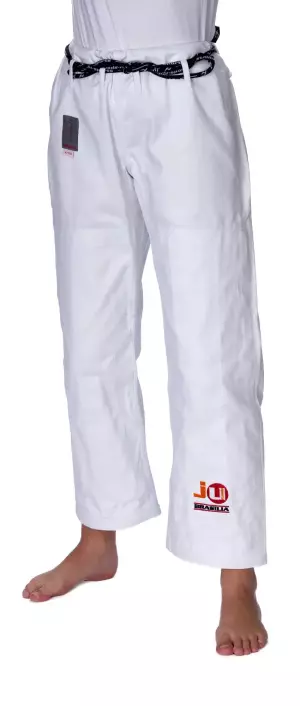 PANTALÓN BLANCO JUDO "BRASILIA" CON CORDÓN JUSPORTS