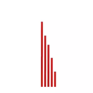 PICA PVC - 35CM, ROJO