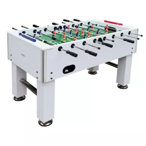 Futbolín Semi Profesional Salón Blanco con Jugadores Clásicos (Piernas Juntas)