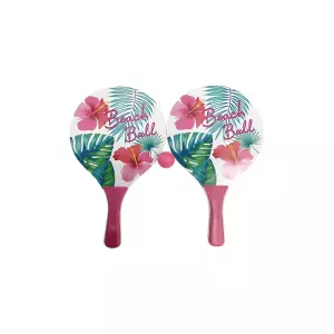 JUEGO PALAS PLAYA BEACH BALL FLOWER