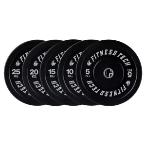 #BLACK BUMPER PLATE ALTA RESISTENCIA OLIMPICO