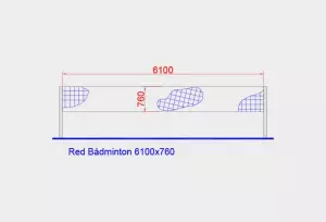 Redes de bádminton