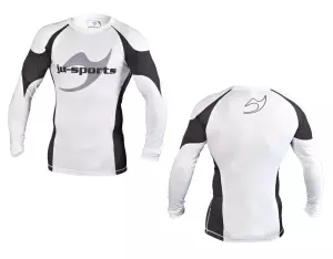 RASHGUARD UNDER GI PRO C13 BLANCO MANGA LARGA JUSPORTS CAMISETA DE COMPRESION