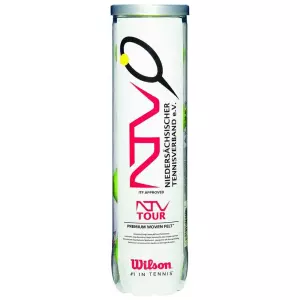 Bote 4 pelotas tenis WILSON NTV TOUR#