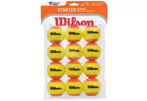 PELOTA TENIS WILSON STARTER GAME BALLS, BOLSA 12 UDS
