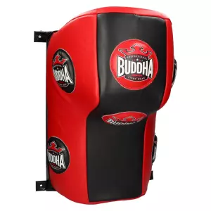 Saco Cuadrado Profesional Buddha Thailand Piel Negro-Rojo/negro-azul boxeo silueta pared PREGUNTAR STOCK