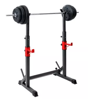 SOPORTE AJUSTABLE PARA LEVANTAMIENTO DE PESAS. RACK DE SENTADILLAS