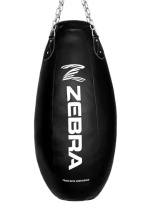 SACO GOTA ZEBRA PRO U NEGRO BOXEO 100X30 CM 22 KG