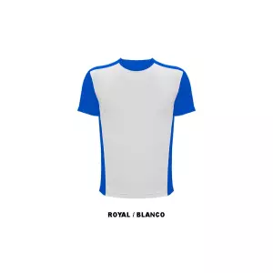 CAMISETA TECNICA ACTIVE UNISEX ADULTO  - L, GRIS PLOMO/CORAL FLUOR