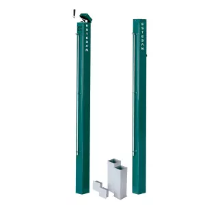 Postes tenis acero competición con anclajes TP00020