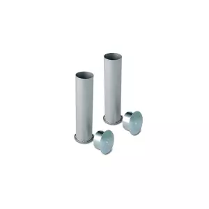 Anclajes para postes de voleibol CON TAPAS 80MM